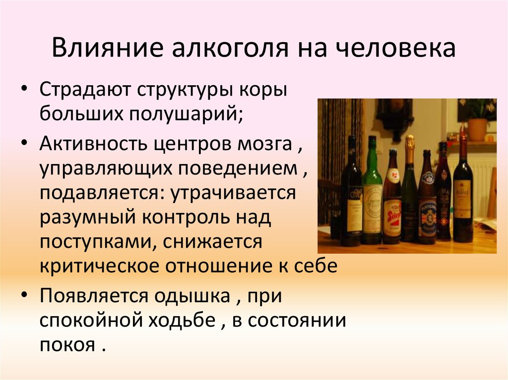 Алкогольные реакции
