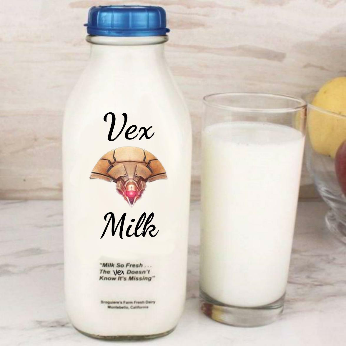 Get some milk. Vex Milk. Destiny 2 Vex Milk. Мемы про молоко. Молоко козье Мисс Милк.