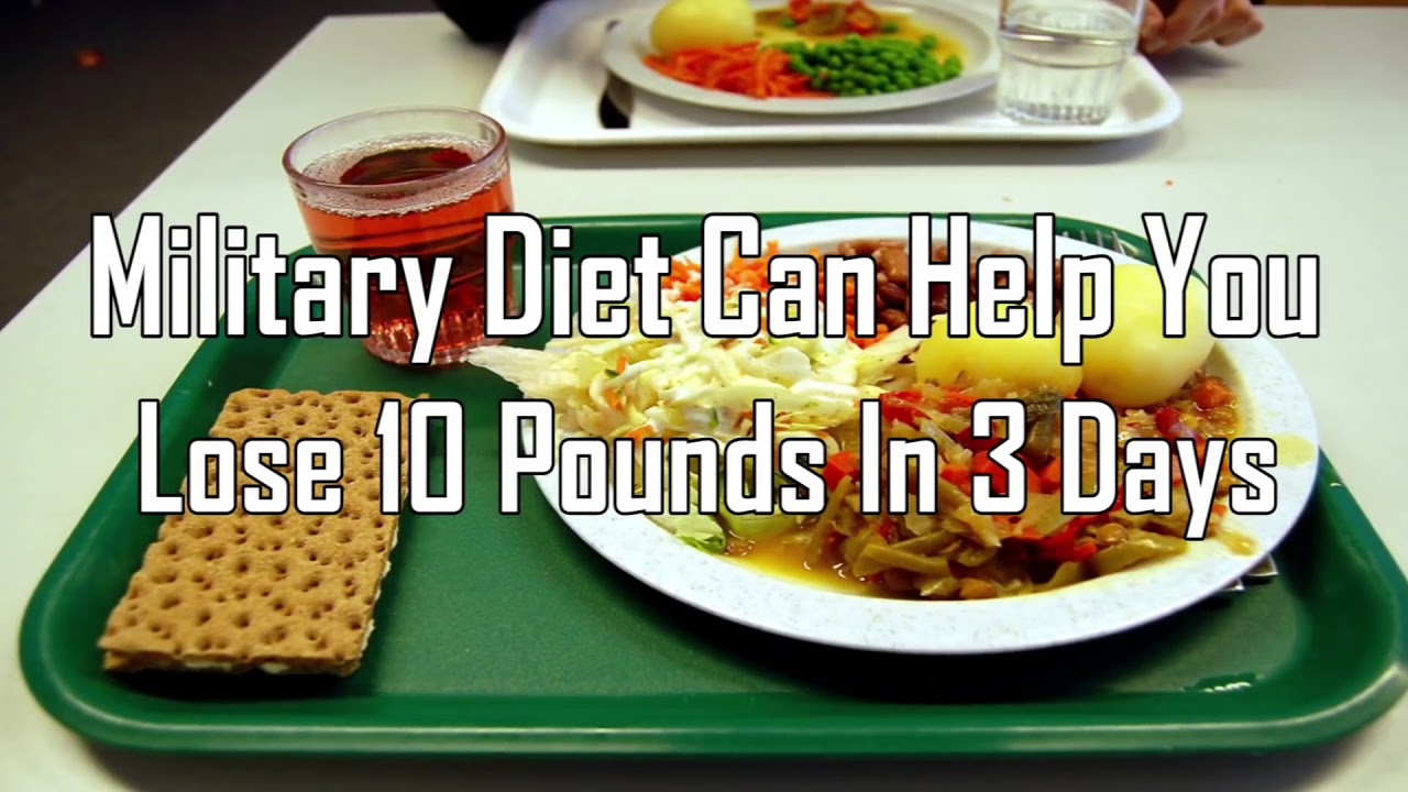 Military 3 Day Diet Meal Plan How It Works Shopping List And Meal Plan