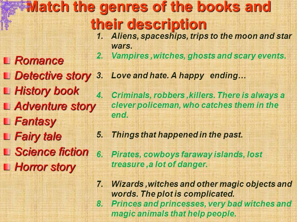 Read the words match. Types of books задания. Жанры книг на английском языке. History story разница. Genres of books упражнения по английскому языку.