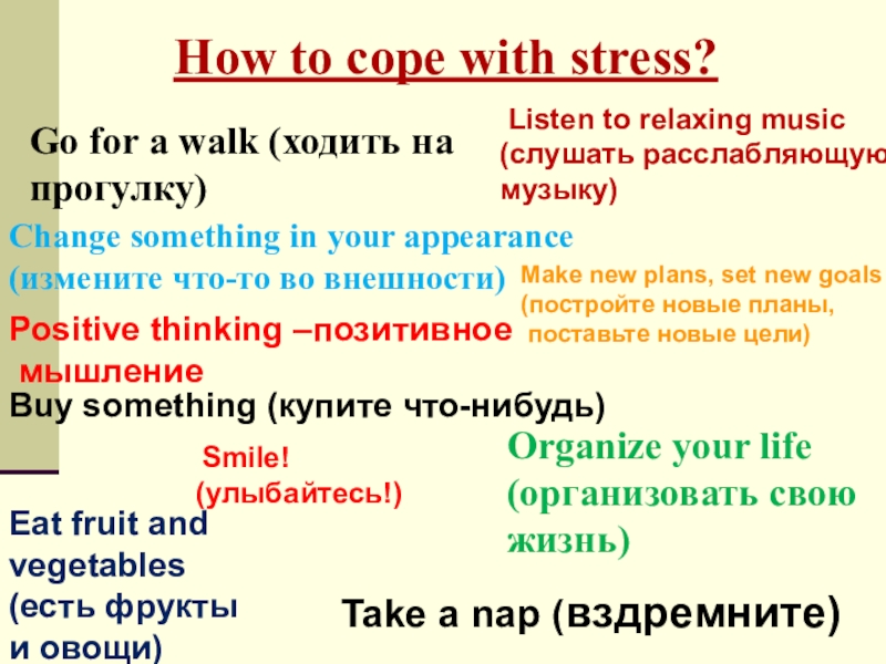 Cope перевод. How to cope with stress. Ways to cope with stress. How to deal with stress. Ways to deal with stress.