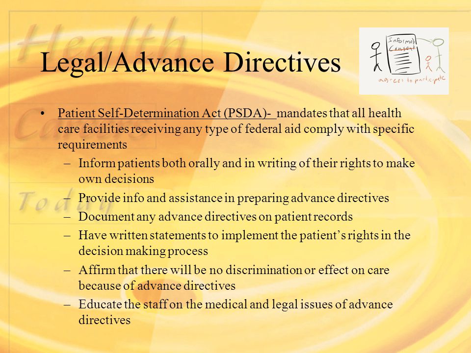 What is advance directive mean Advance Directives MedlinePlus