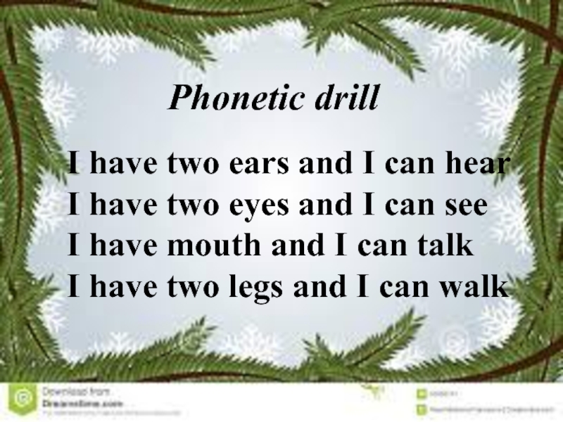 It s got two eyes перевод. Phonetic Drill. Phonetic Drills на уроке английского. Стихотворение i have two Eyes. Стих i have got two Eyes.